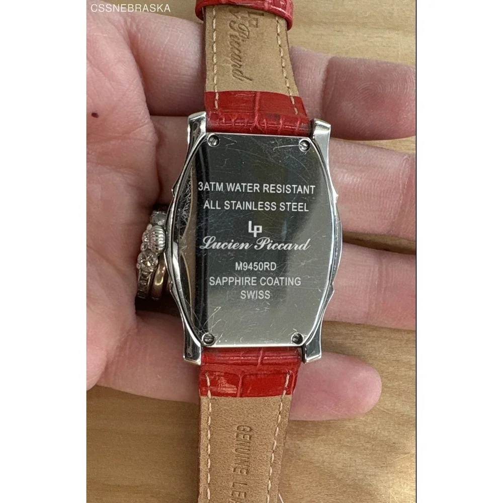 Lucien Piccard RED Women's‎ Watch Diamond Settings M9450RD